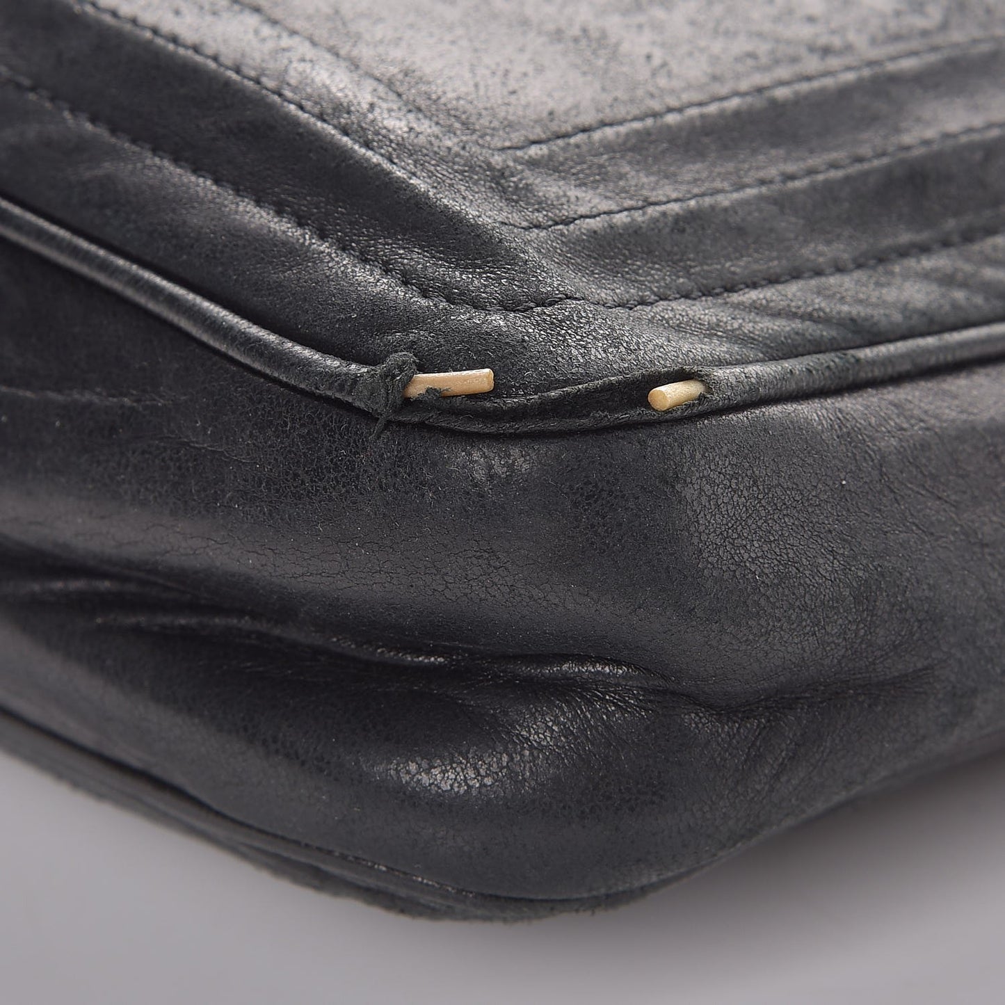 Lambskin Tassel Camera Case Black