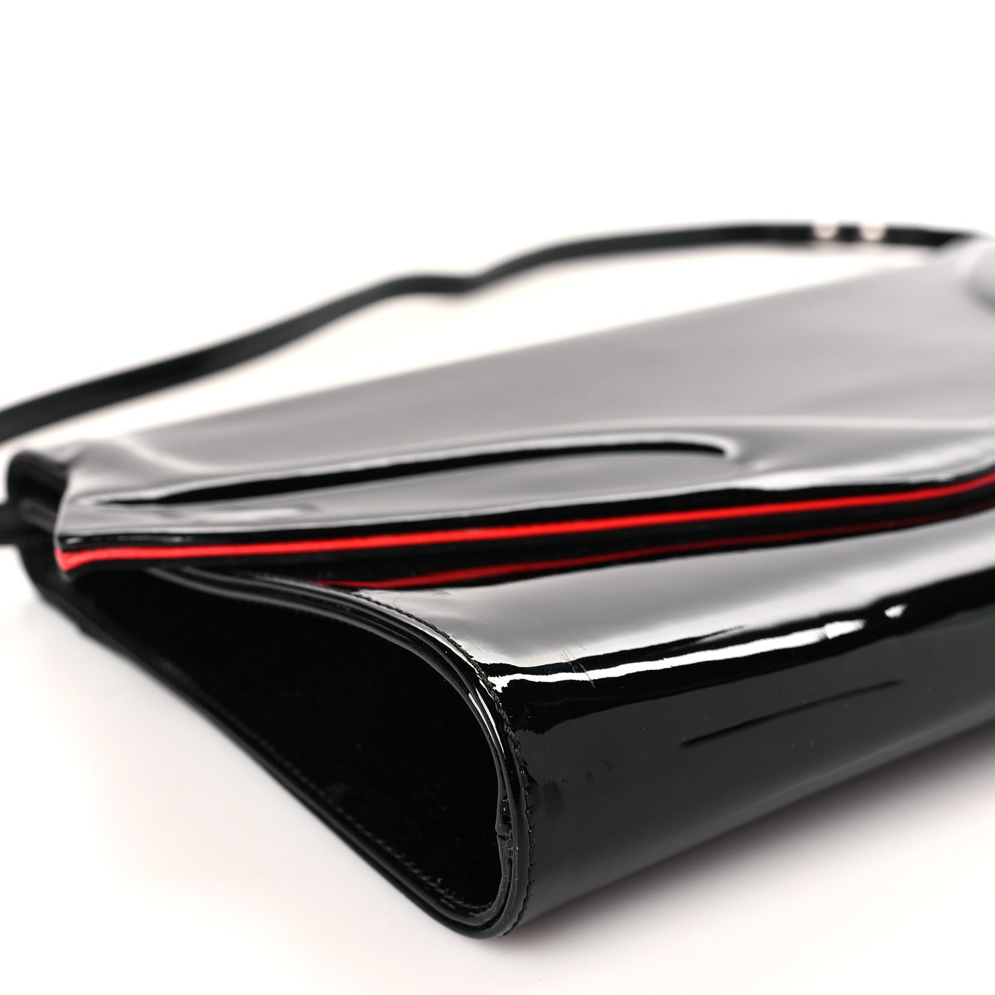 Patent So Kate Baguette Clutch Black