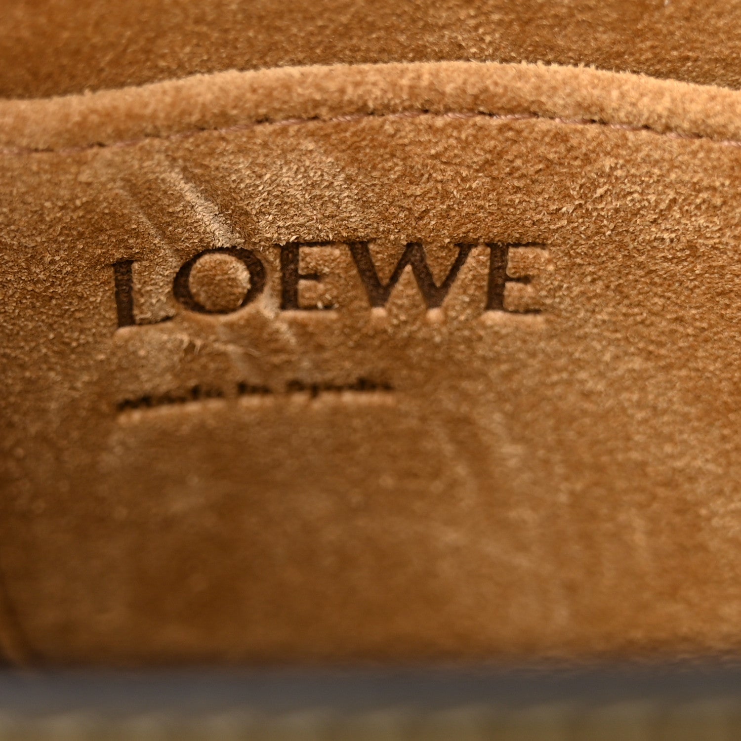 Loewe Calfskin Jacquard Mini Gate Dual Bag Autumn Green 6 of 10