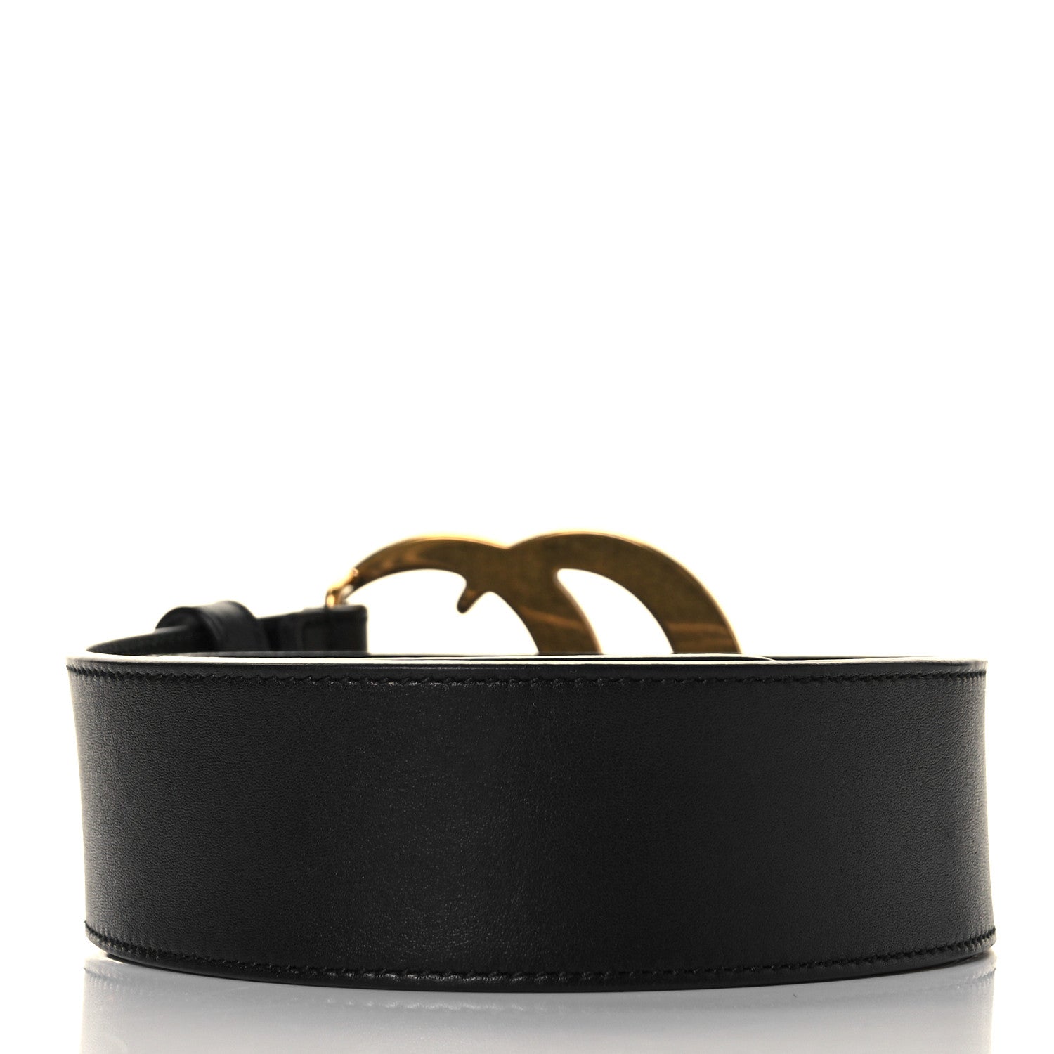 Gucci Calfskin Double G 40mm Belt 80 32 Black 2 of 5