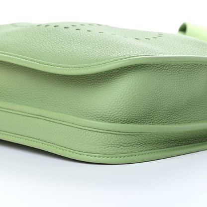 Hermes Taurillon Maurice Evelyne III PM Vert Criquet 10 of 11