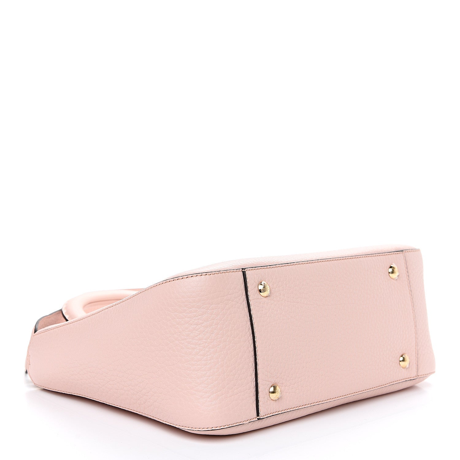 Fendi Cuoio Romano Selleria Small FF Tote Cipria 3 of 8