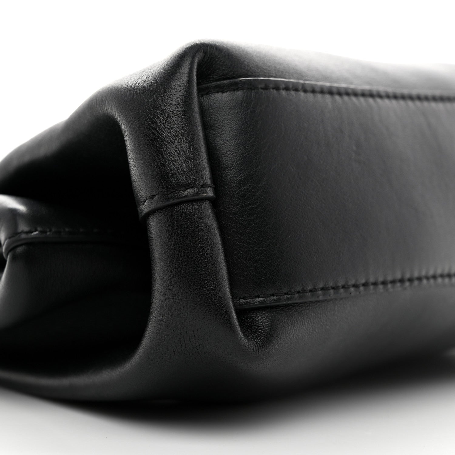 Bottega Veneta Calfskin Small The Point Triangle Bag Black 8 of 10