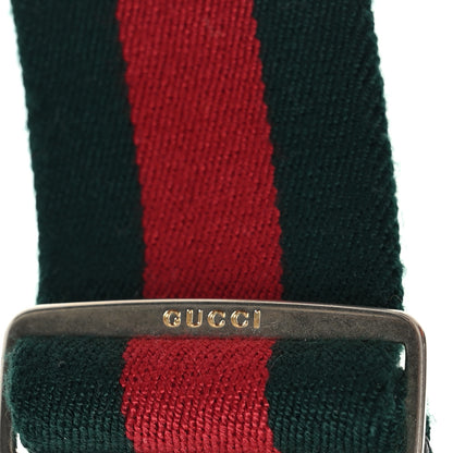 Gucci Canvas Torchon Double G Web Belt 85 34 Verde 4 of 4