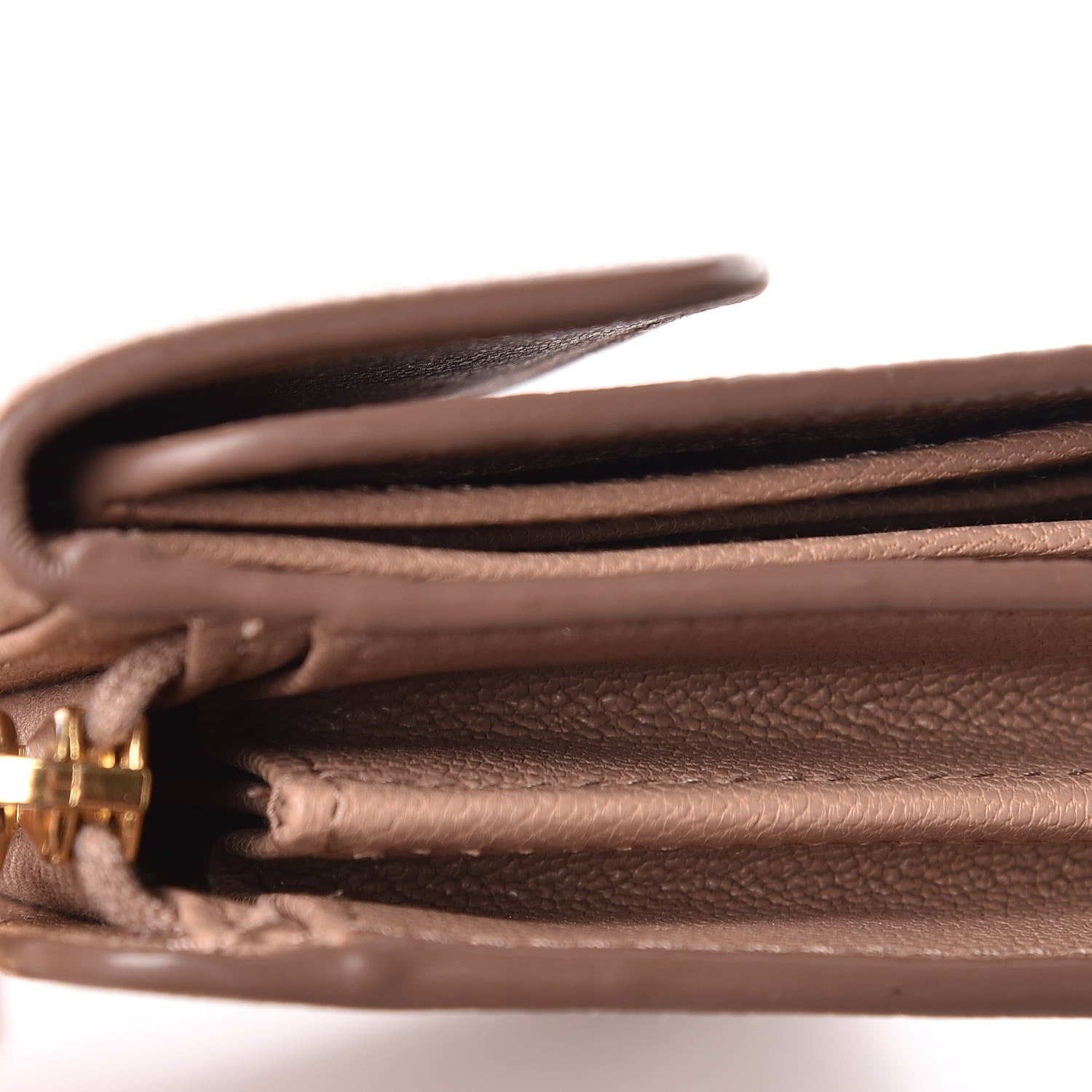 Miu Miu Goatskin Madras Flap Wallet Cammeo 12 of 16