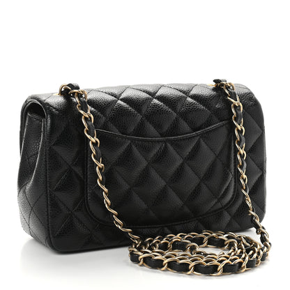 Chanel Caviar Quilted Mini Rectangular Flap Black 2 of 8