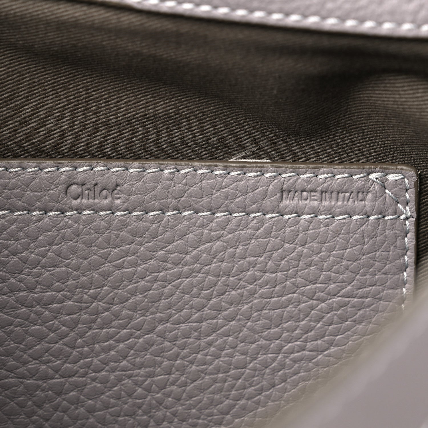 Chloe Calfskin Medium Marcie Round Crossbody Bag Cashmere Grey 6 of 9