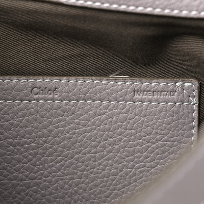 Chloe Calfskin Medium Marcie Round Crossbody Bag Cashmere Grey 6 of 9
