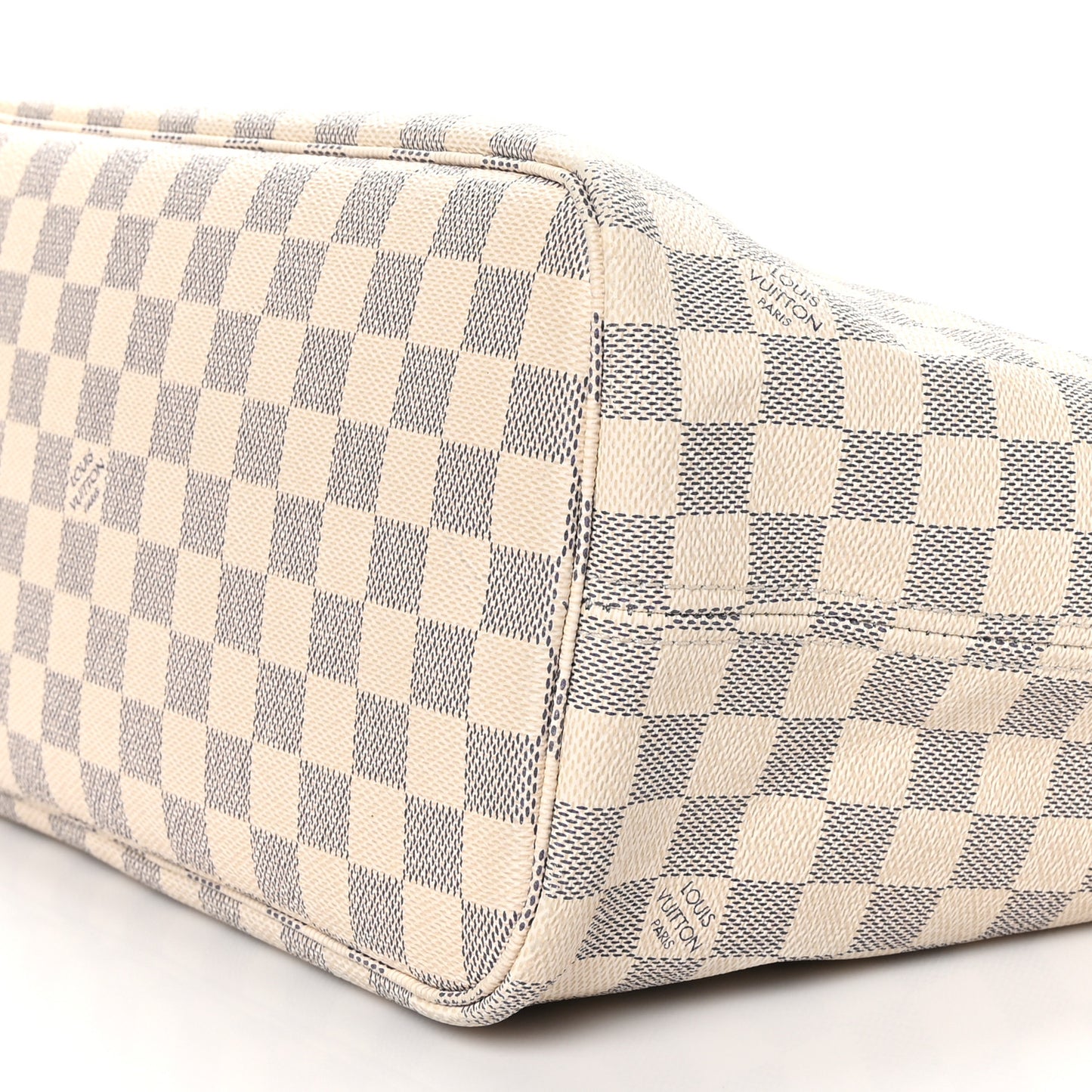 Damier Azur Neo Neverfull MM Rose Ballerine