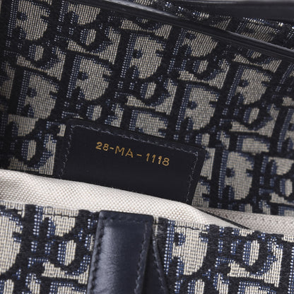 Christian Dior Oblique Saddle Bag Blue 8 of 10