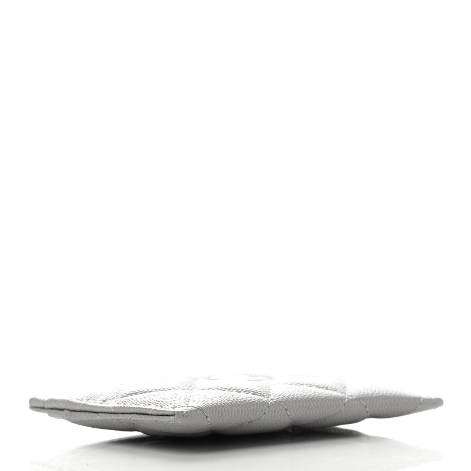 Chanel Caviar Quilted Card Holder Grey 4 of 8