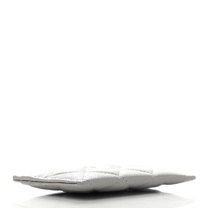 Chanel Caviar Quilted Card Holder Grey 4 of 8