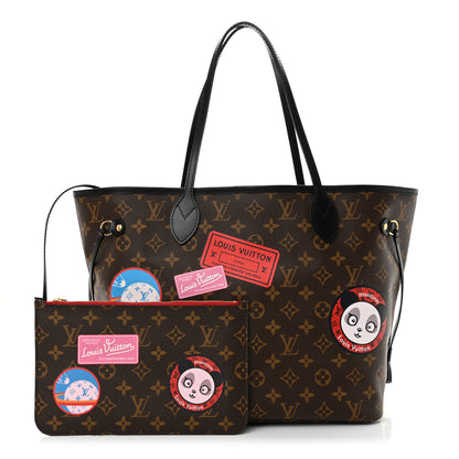 Louis Vuitton Monogram My LV World Tour Neverfull MM 3 of 13