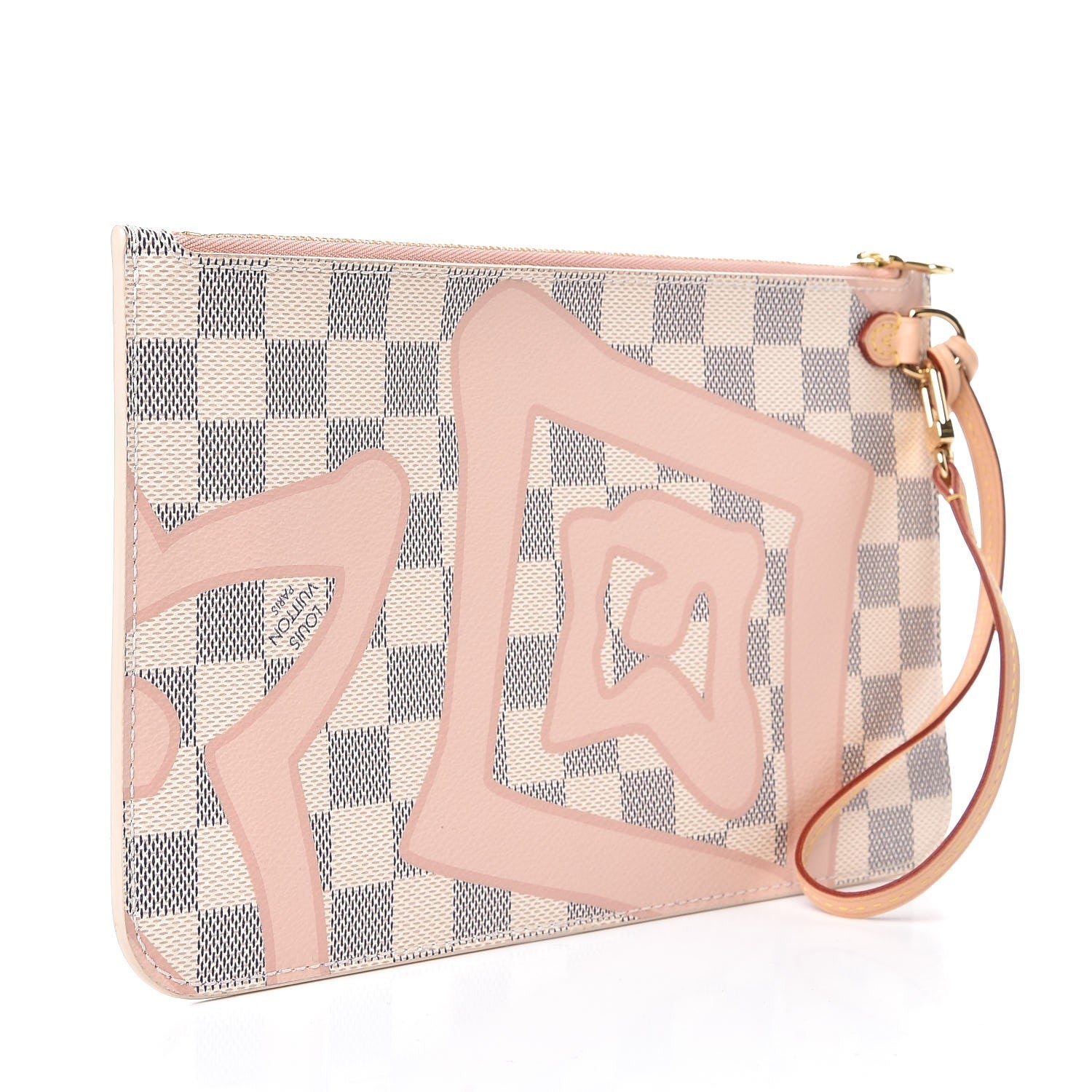 Louis Vuitton Damier Azur Tahitienne Neverfull MM GM Pochette 3 of 7