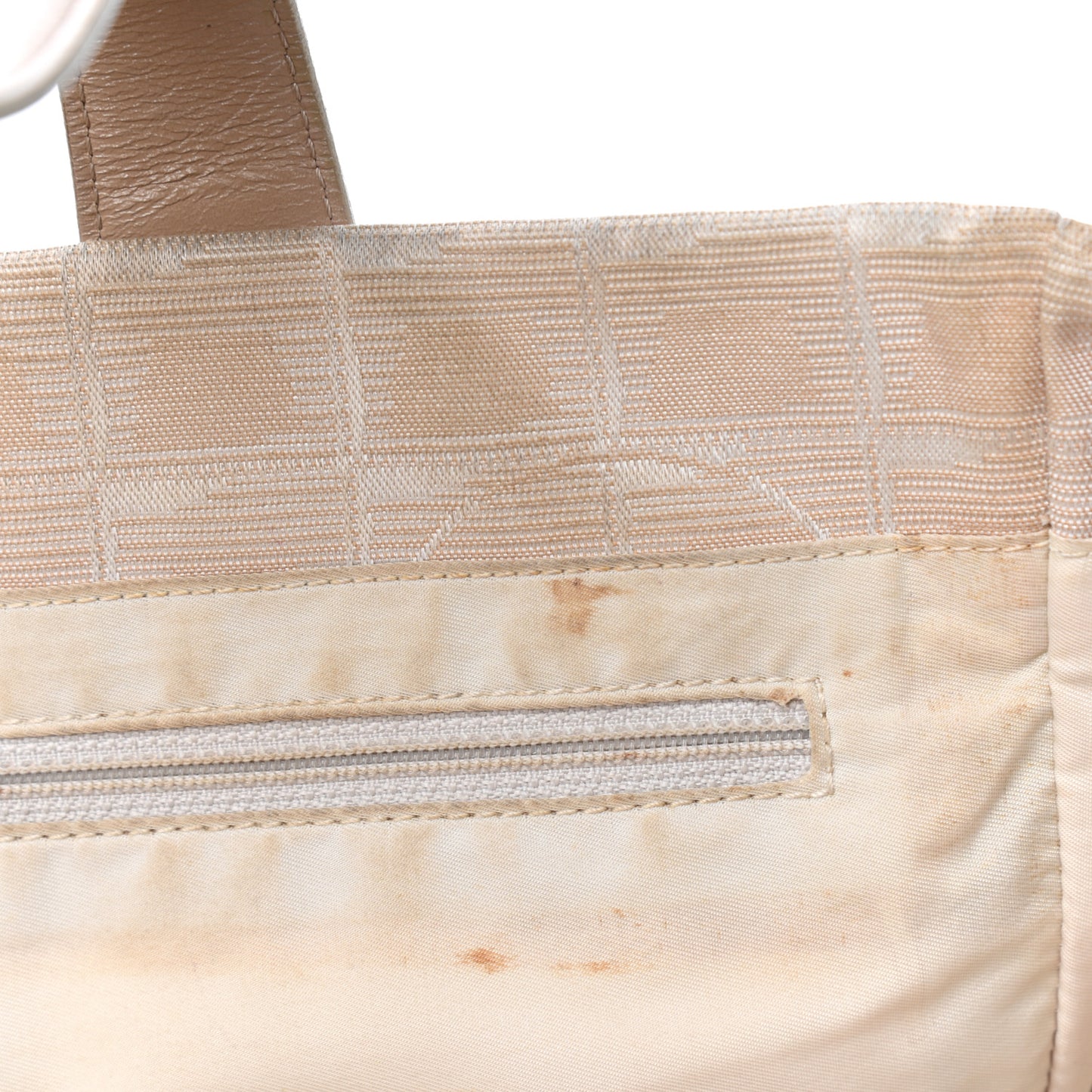 Nylon Medium Travel Tote Beige