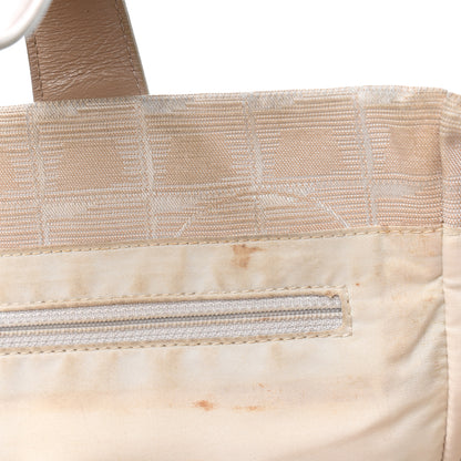 Chanel Nylon Medium Travel Tote Beige 10 of 11