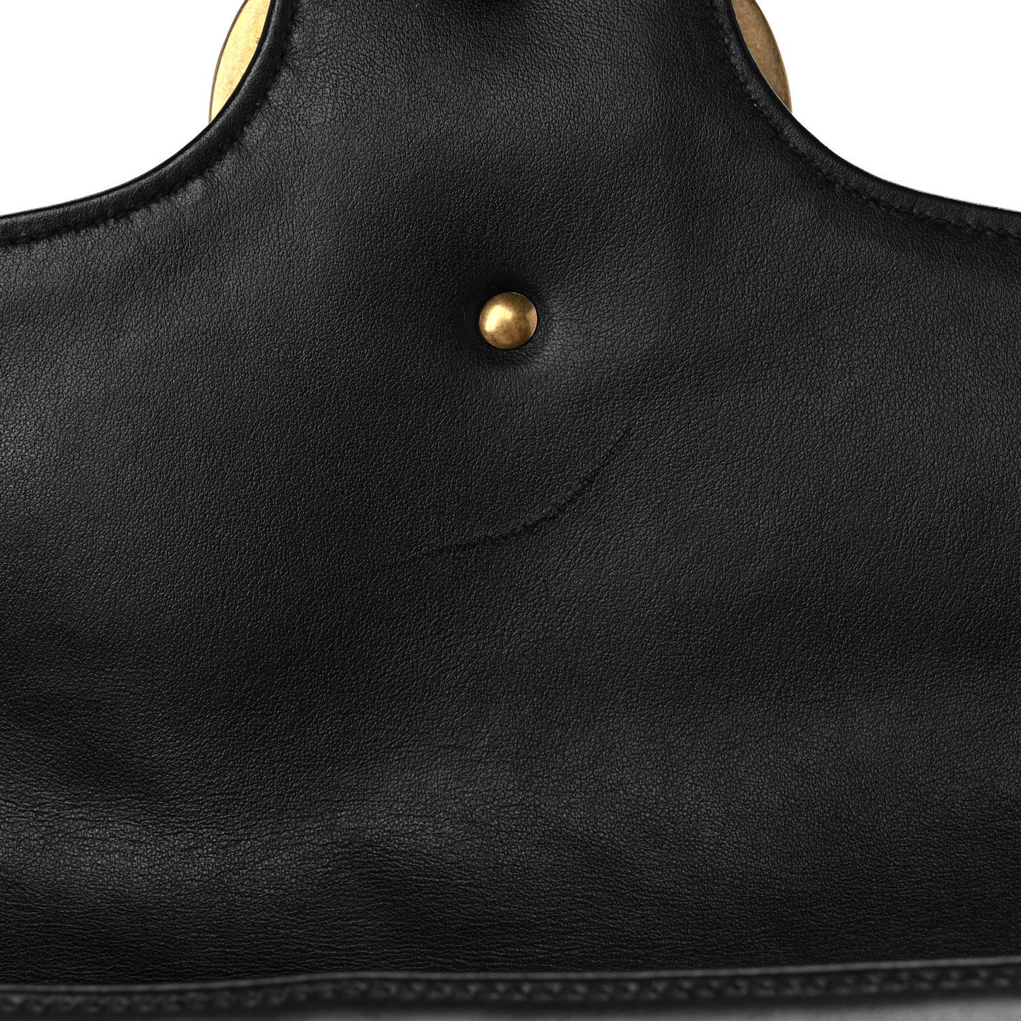 Calfskin Matelasse Medium GG Marmont Shoulder Bag Black