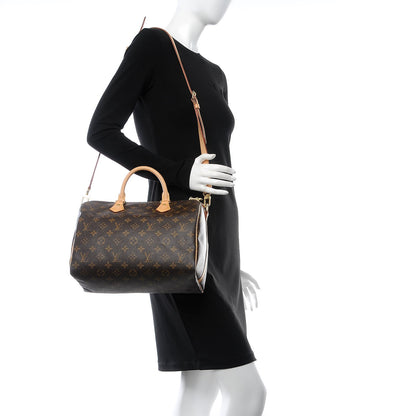 Louis Vuitton Monogram Speedy Bandouliere 30 3 of 11