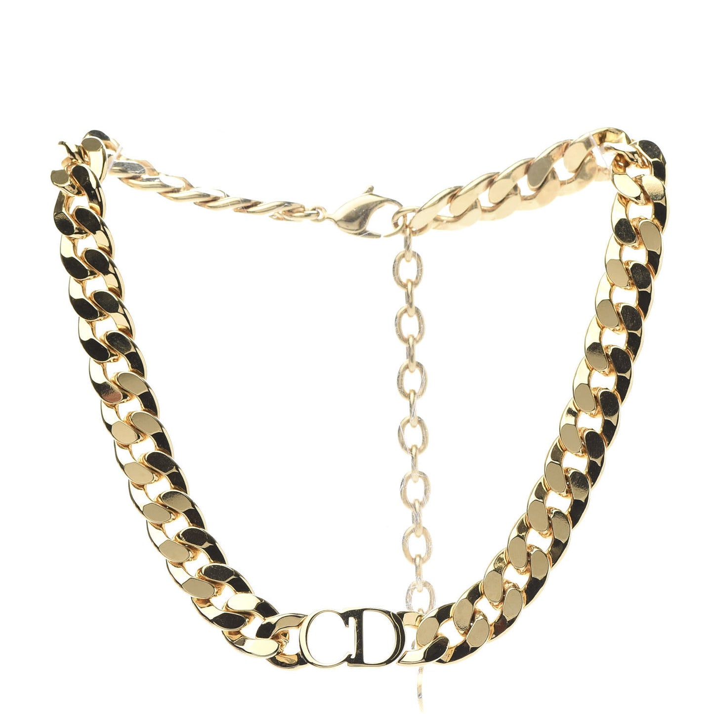Metal Danseuse Etoile Chain Choker Necklace Gold