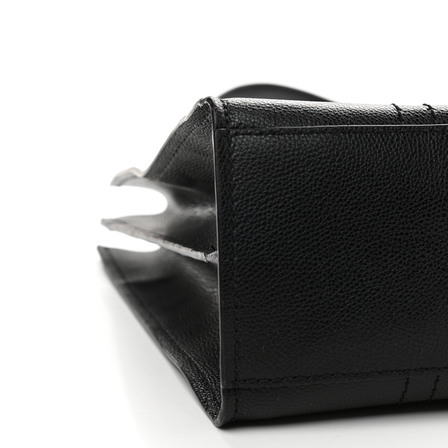 Marc Jacobs Grained Calfskin The Tag Tote Black 8 of 11