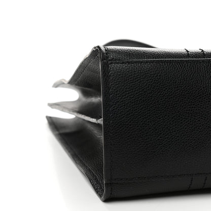 Marc Jacobs Grained Calfskin The Tag Tote Black 8 of 11