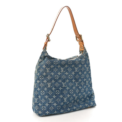 Louis Vuitton Denim Baggy GM Blue 2 of 10