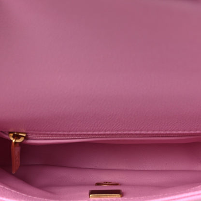 Chanel Caviar Quilted Mini Sweetheart Flap Lilac 4 of 7