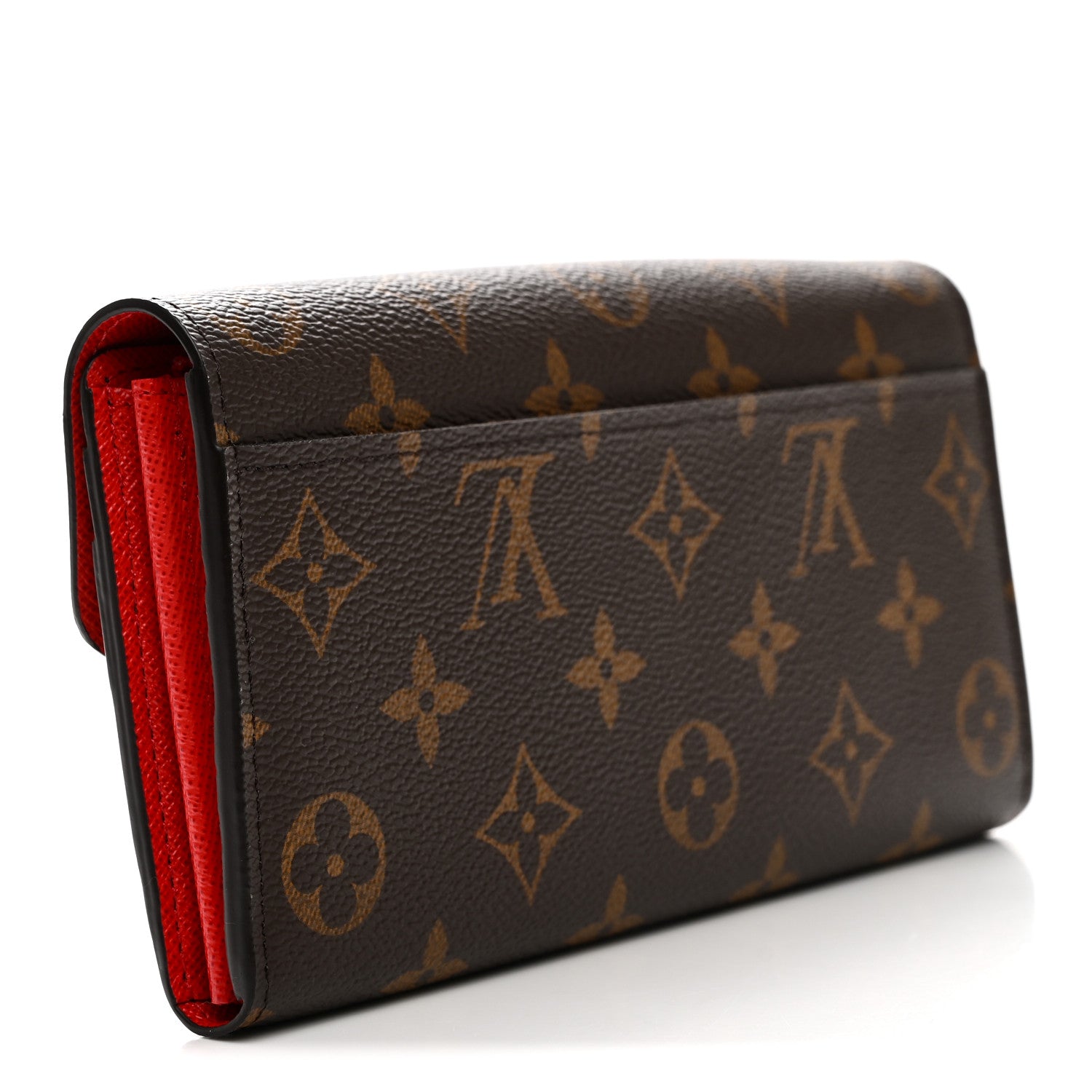 Louis Vuitton Monogram Sarah Wallet NM Coquelicot 3 of 7