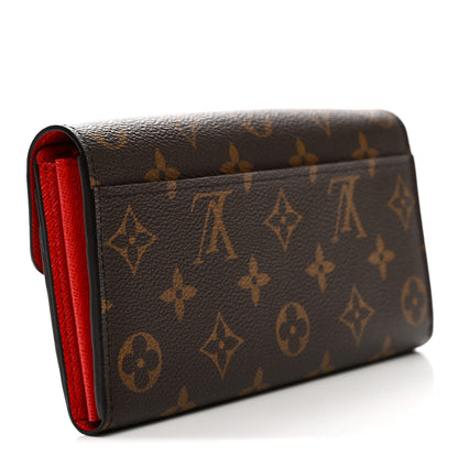 Louis Vuitton Monogram Sarah Wallet NM Coquelicot 3 of 7