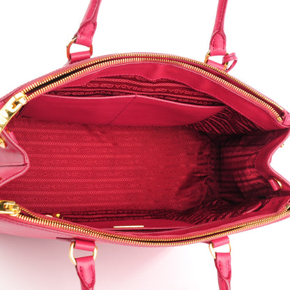 Prada Saffiano Large Galleria Double Zip Tote Fuxia 5 of 9