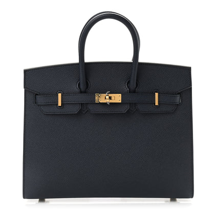 Hermes Epsom Birkin Sellier 25 Bleu Indigo 1 of 9