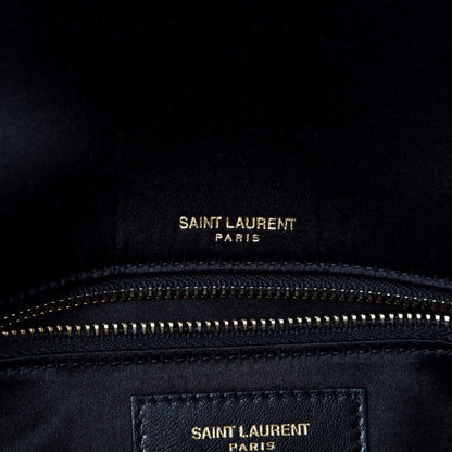 Saint Laurent Sequin Satin Monogram Tassel Kate 99 Black 9 of 11