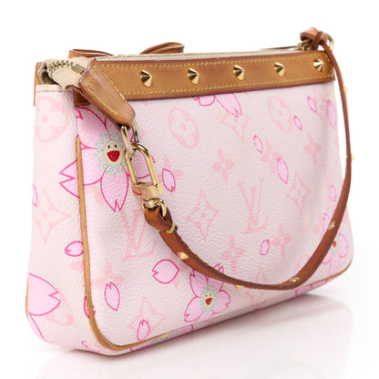 Louis Vuitton Monogram Cherry Blossom Pochette Accessories Pink 3 of 10