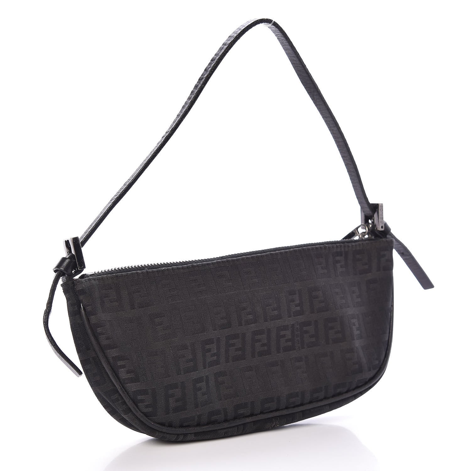 Fendi Zucchino Pochette Black 3 of 9