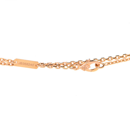 Van Cleef & Arpels 18K Rose Gold Letterwood Magic Alhambra Long Necklace 4 of 6