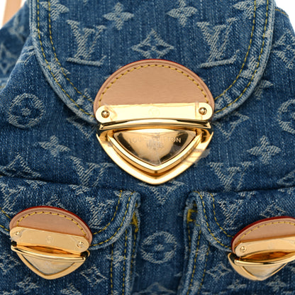 Louis Vuitton Denim Venice Backpack Blue 7 of 9