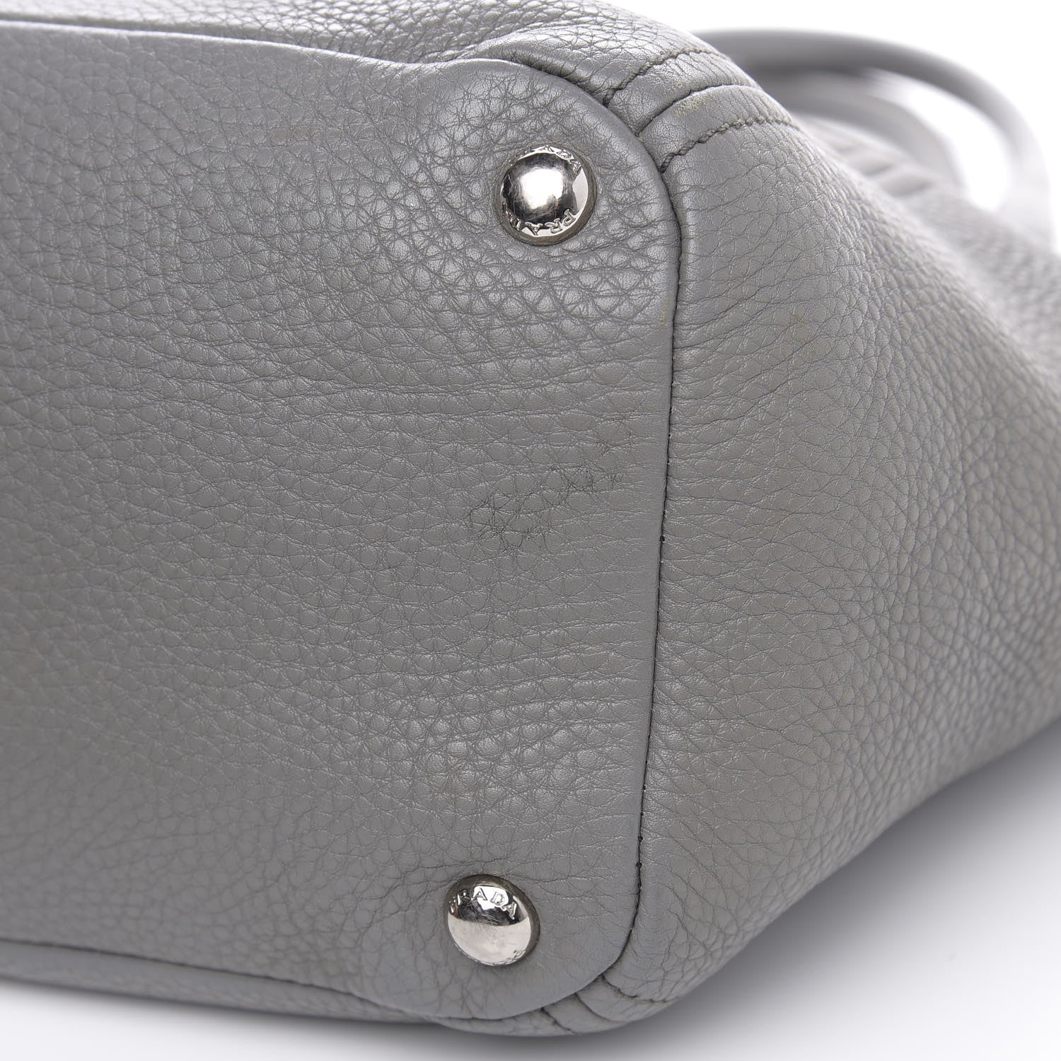 Prada Vitello Daino Side Pocket Tote Marmo 11 of 14