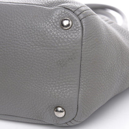 Prada Vitello Daino Side Pocket Tote Marmo 11 of 14