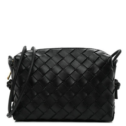 Bottega Veneta Nappa Intrecciato Mini Loop Camera Bag Black 1 of 6