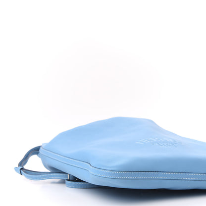 Hermes Cheri Calfskin Bridado Backpack Bleu Du Nord 5 of 10