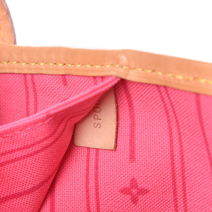 Louis Vuitton Monogram Roses Neverfull MM 9 of 10