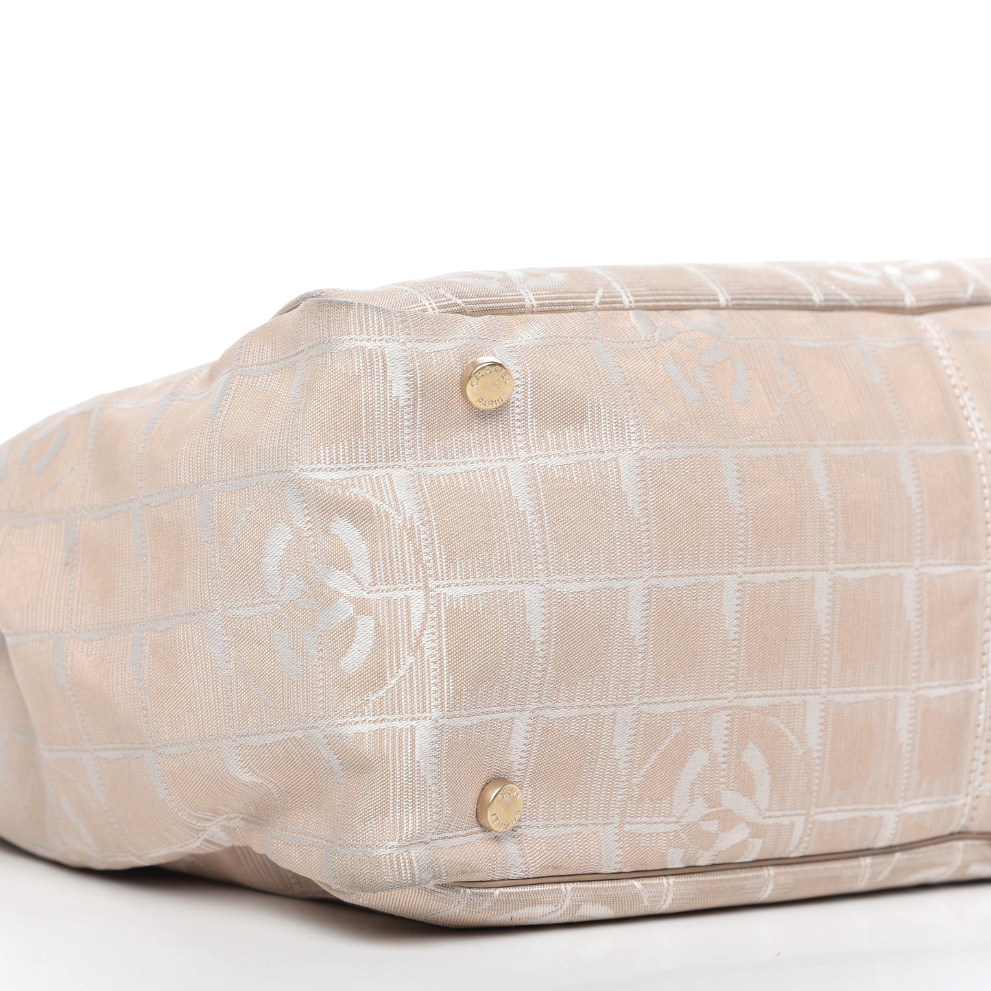 Nylon Medium Travel Tote Beige
