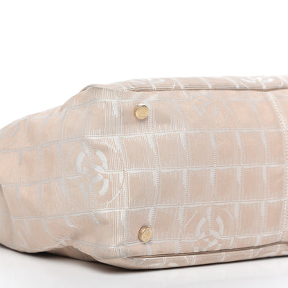 Chanel Nylon Medium Travel Tote Beige 6 of 9