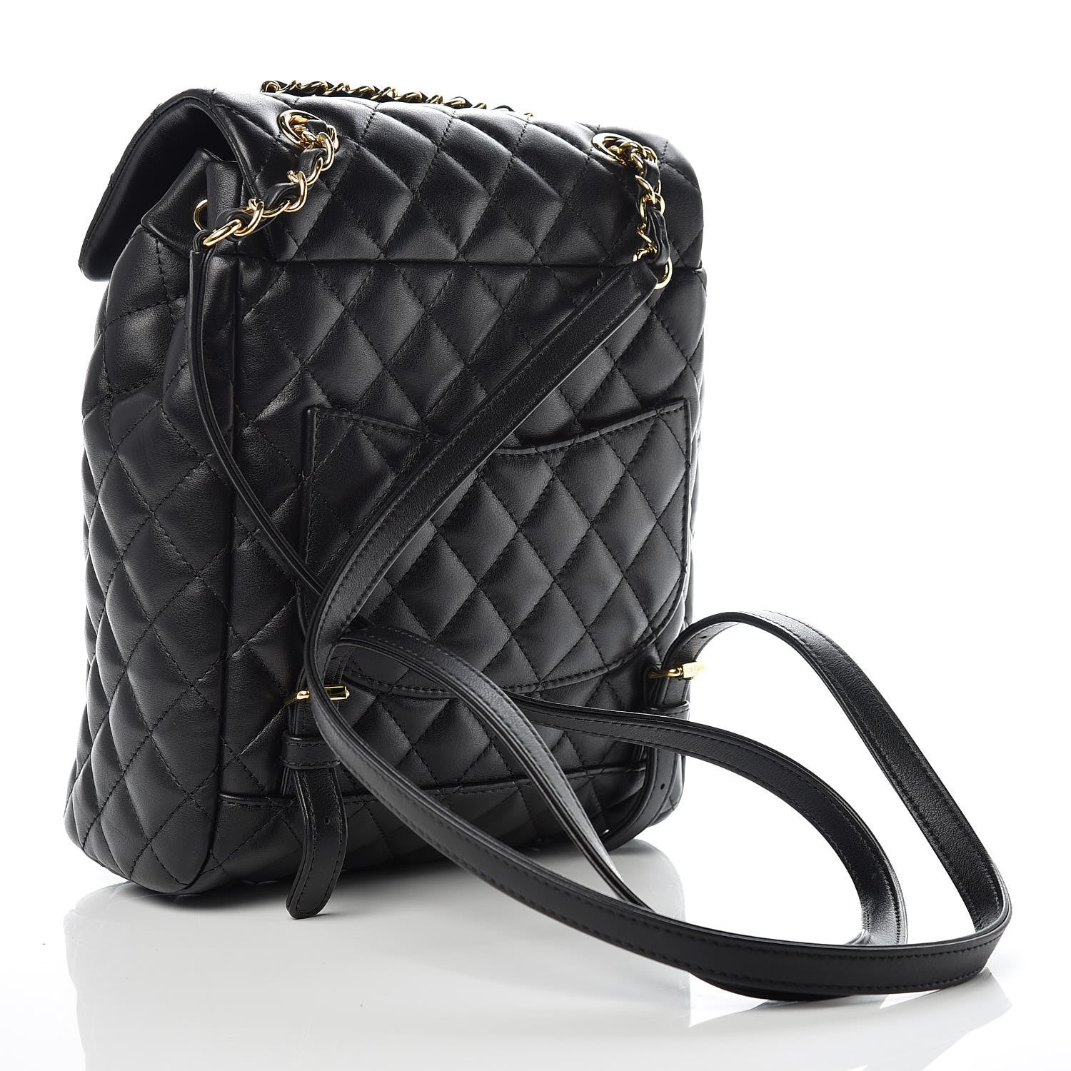 Chanel Calfskin Quilted Small Urban Spirit Backpack Black 3 of 10