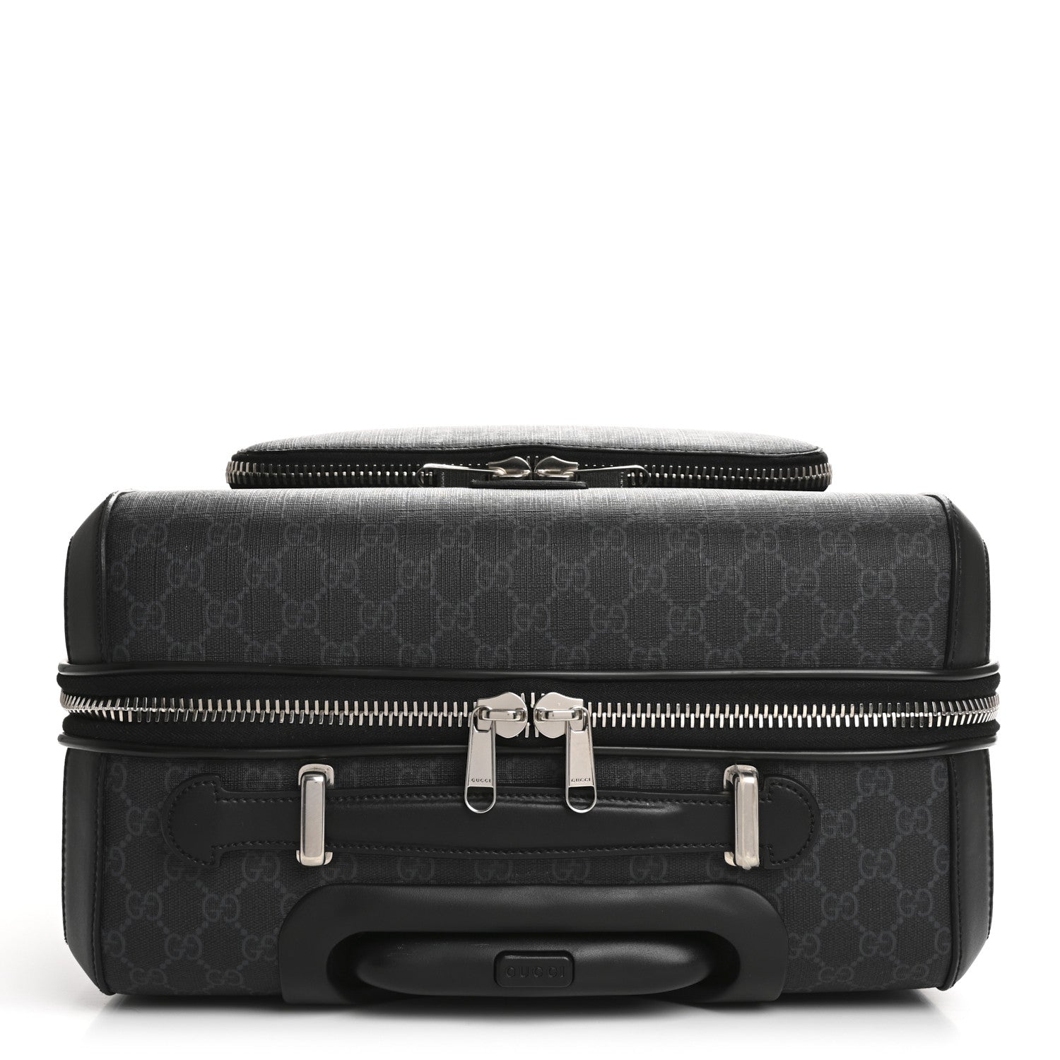 Gucci GG Supreme Monogram Gran Turismo Suitcase Black Grey 13 of 13