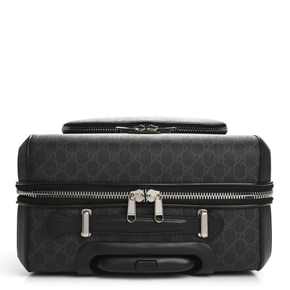 Gucci GG Supreme Monogram Gran Turismo Suitcase Black Grey 13 of 13