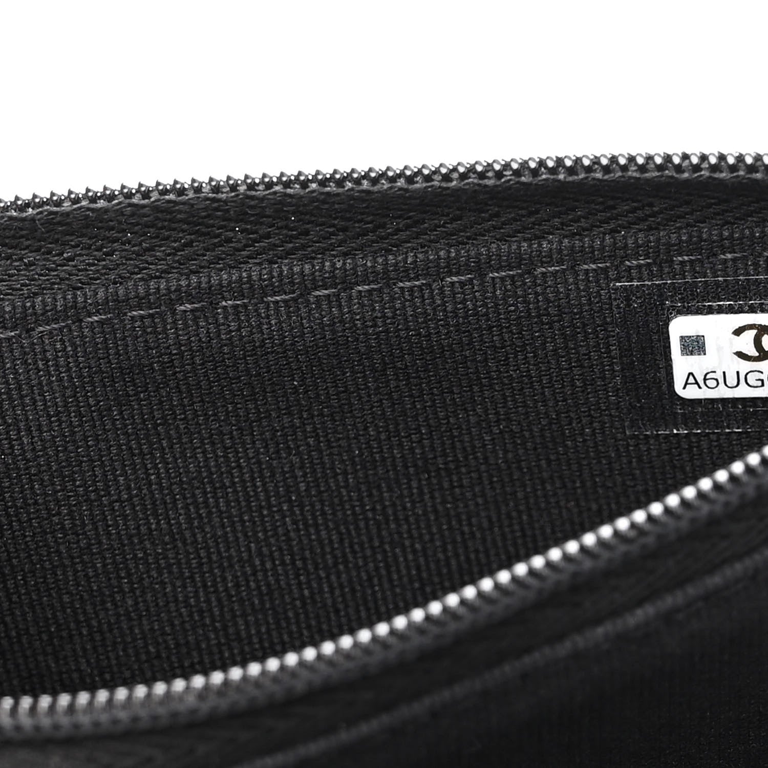 Chanel Shiny Calfskin Quilted Top Handle Flap Phone Holder With Chain Black 7 of 10
