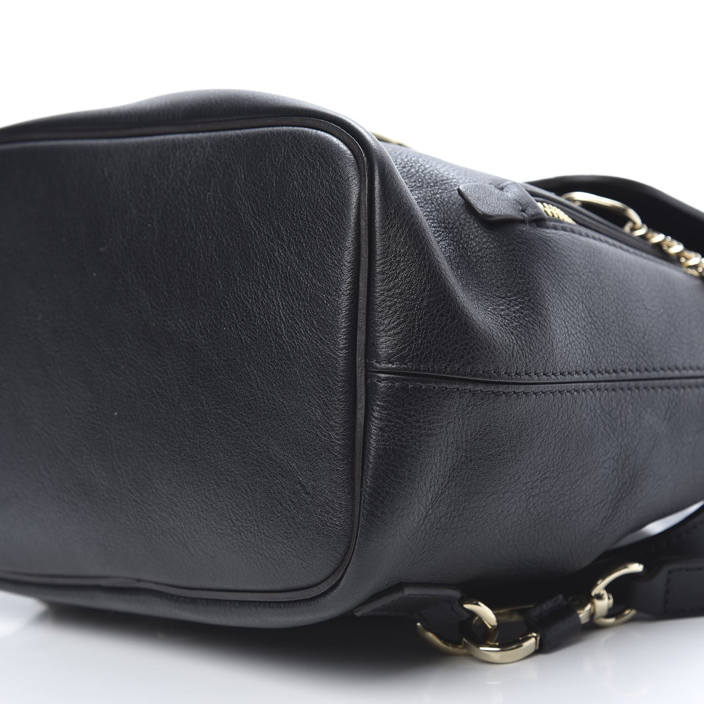 Suede Calfskin Medium Faye Backpack Black