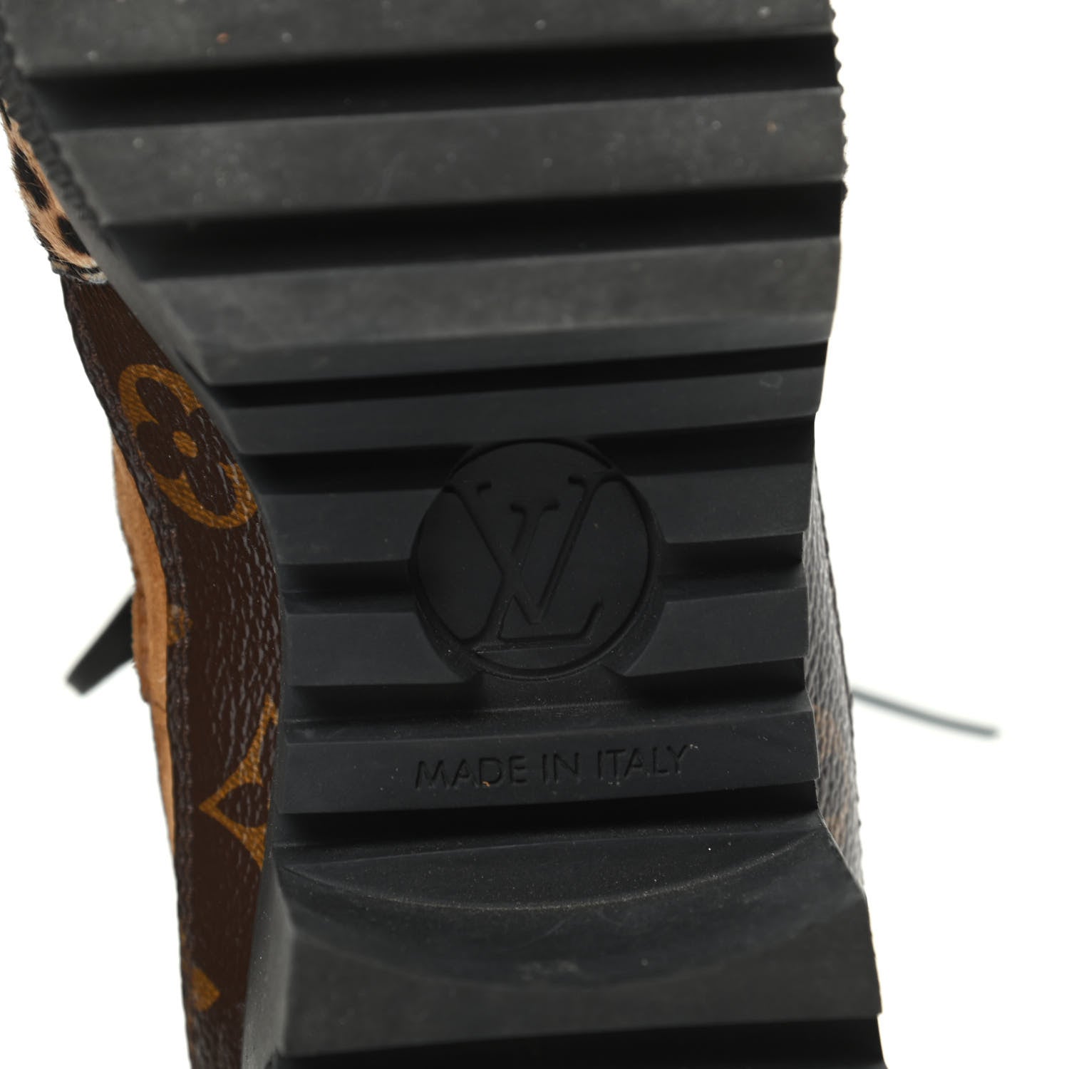 Louis Vuitton Suede Calfskin Monogram Laureate Platform Desert Boots 37 Cognac 6 of 6