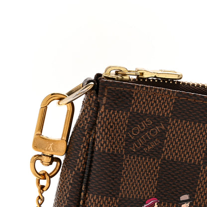 Louis Vuitton Damier Ebene 2016 Christmas Animation Mini Pochette Accessories 9 of 10